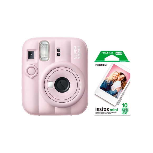 Kit Camara Instantanea Instax Mini 13 Rosa + Film 10