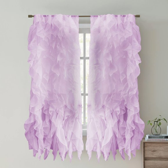 Panel de cortina de ventana de la colección Sweet Home Sheer Voile