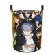 thumbnail image 1 of Persona 4 Golden Cesta de lavandería de gran capacidad redonda con asa, bolsa para ropa sucia plegable, almacenamiento para dormitorio, baño y lavadero 44x35 cm, 1 of 6