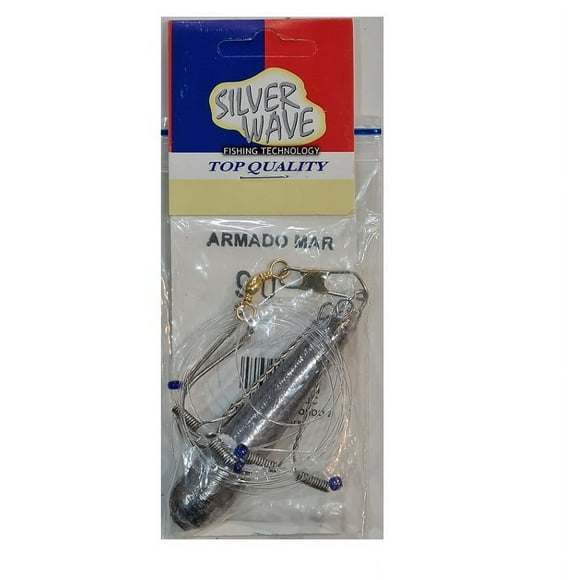 Armada Mar Fondo 90 Gr 2 Rotores 2 Anzuelos Plomo Nylon 0.50
