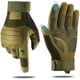 thumbnail image 1 of Guantes tácticos de dedos completos para hombre, ajustables, con pantalla táctil, para airsoft, motocicletas, ciclismo, senderismo, trabajo, deportes al aire libre (verde militar, mediano)., 1 of 6