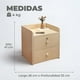 thumbnail image 3 of Velador Cajonera 2 Niveles Con Cajones Con Llaves 41x26x33cm, 3 of 6