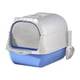 thumbnail image 4 of Caja De Arena Para Gatos Con Capucha, Bandeja De Arena, Espacio Grande, Inodoro Para Gatos Cerrado Y Cubierto, Azul, 4 of 5