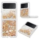 thumbnail image 1 of Funda Para Sansung Galaxy Z Flip 4 Con Brillo Líquido, Protección Completa Y Soporte De Anillo Giratorio, 1 of 4