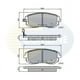 thumbnail image 2 of Pastillas Freno para auto Toyota 86 2012-2021 Delantero, 2 of 4