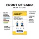 thumbnail image 2 of Cartas de entrenamiento sin dolor Fitness con banda de resistencia 3 x 5", 2 of 9