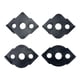 thumbnail image 4 of 4x Router Corner Radius Jig Enrutamiento Esquinas Redondeadas Plantillas De Brocas Para Enrutador Negro, 4 of 5