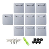 Magideal - Juego De Perchas Para Cuadros, Soporte Para Paneles De Yeso, Decoración, Soporte Multifunción, Piezas De Hardware, Herramientas Para Pinturas, Relojes 10 Piezas