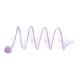 thumbnail image 2 of Túnel Plegable Para Gatos, Pista De Autojuego, Juguetes Para Gatos, Juguete De Primavera Para Gatito Violeta, 2 of 5