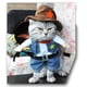 thumbnail image 3 of Disfraz NACOCO de perro vaquero con sombrero para gato y perro pequeño, color azul, 3 of 8