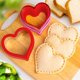 thumbnail image 4 of Juego de cortadores de galletas ByKooc en forma de corazón, 8 piezas, acero inoxidable, 4 of 7