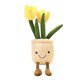 thumbnail image 4 of Lindas Plantas En Macetas Verdes De Felpa Realistas, Plantas De Peluche, Decoración De Juguetes, Amarillo 37cm, 4 of 5