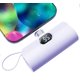 thumbnail image 1 of Power Bank CooLuzer Mini 5500mAh Doble USB-C Morado, 1 of 9