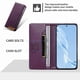 thumbnail image 4 of Funda Tipo Cartera de Cuero Sintético para XIAOMI 15 Bloqueo RFID, con Ranuras para Tarjetas y Bolsillo para Efectivo, Cierre Magnético Fuerte Morado, 4 of 6