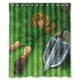 thumbnail image 1 of Cortina de ducha con imagen de cómic de The Legend of Zelda, juego de cortina de baño con ganchos, tamaño 60 x 72 pulgadas, 1 of 3