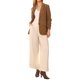 thumbnail image 2 of INSPIRE CHIC Blazers de pana para mujer elegantes y casuales con un botón, solapa, manga larga, chaquetas de traje de oficina con bolsillos XL marrón, 2 of 6