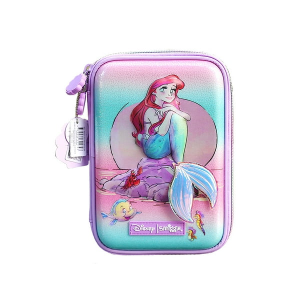 Disney The Little Mermaid Backpack Smiggle Children LunchBag 3-16 Years Old Wheel Schoolbag Children's Knapsack Trolleys Bag