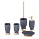 thumbnail image 3 of 5x Juego De Accesorios De Ba?o Soporte Para Cepillo De Dientes Con Jabón Para Apartment Home Grey, 3 of 5