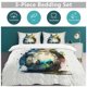 thumbnail image 5 of x36 My Neighbor Totoro Bed Duvet Cover Microfiber Bedding Sets 3D Printed Lightweight 3 Piece Comforter Sets, 1 Duvet Cover And 2 Pillow Shams for Kids Boys Girls 79"x90" jn36, 5 of 5