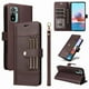 thumbnail image 1 of FOXDOCK Funda tipo Cartera para Xiaomi Redmi Note 10 4G – Cubierta de Cuero PU con Múltiples Ranuras, Bolsillo para Efectivo y Correa de Muñeca, 1 of 6