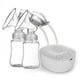 thumbnail image 1 of 1Set Electric Double Breast Pump Kit With 2 Milk Bottles USB Powerful Breast Massager Milk Extractor, 1 of 3