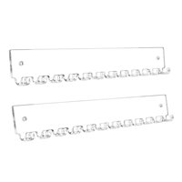 Ioensy - 2 Soportes Para Collares De Acrílico Para Montaje En Pared, Modernos Estantes De Almacenamiento Para Tobilleras, Regalo