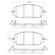 thumbnail image 1 of Pastillas Freno Para Auto 17-2036, 1 of 3