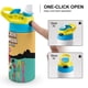 thumbnail image 4 of Capitán Cavernícola Botella de Agua con Tapa Pop Top de Un Toque, Acero Inoxidable, a Prueba de Fugas, para Deportes, Botella Infantil azul 12 oz, 4 of 6