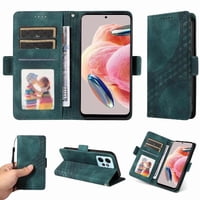 Carcasa Foxdock Xiaomi Redmi Note 12 4G De Cuero Pu, Diseño Acolchado Clásico, Protección Contra Caídas Y Rayones