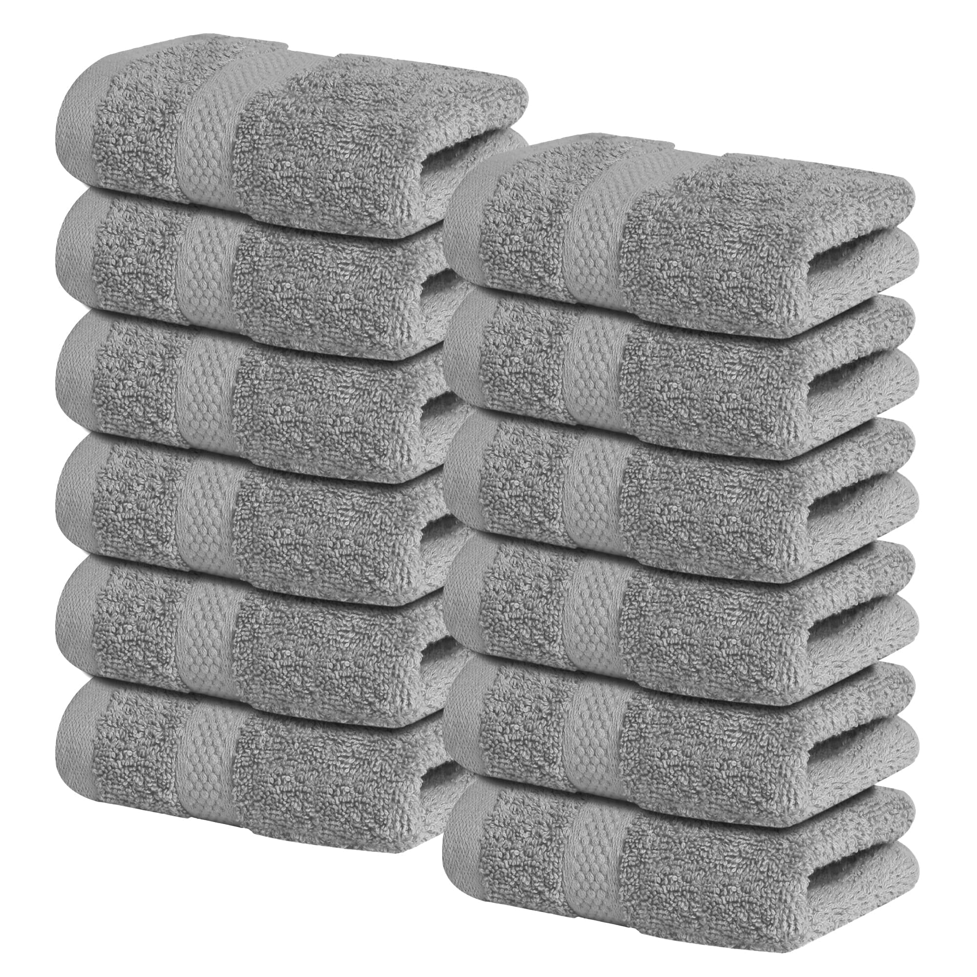 Toallitas Infinitee Xclusives Luxury, 100% Algodón [13 X 13] 12 Unidades