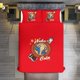 thumbnail image 2 of Red Nuka Cola Ice Cold Fallout Comforter Set Soft 3 Pcs Twin Bedding Sets Thicken for All Season, 1 Comforter 2 Pillow Shams, 2 of 3