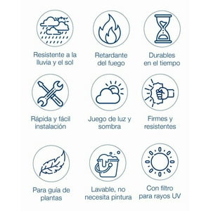 Perfil U Terminal Enrejado Treillage Pvc Blanco Dvp