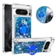 thumbnail image 1 of Funda Para Google Pixel 8 Pro Con Brillo Líquido, Protección Completa Y Soporte De Anillo Giratorio, 1 of 4