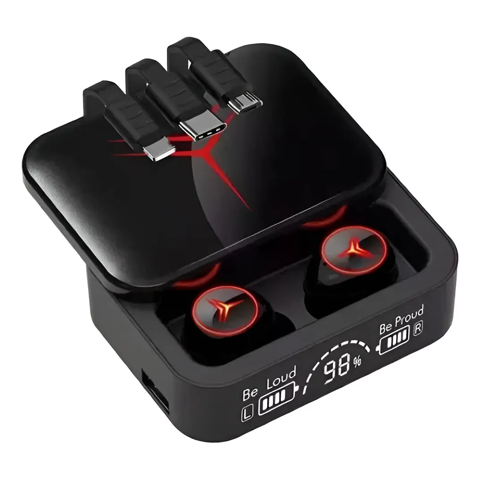 ""Audifonos Belug Bluetooth Power Bank 3 En 1, Elegante