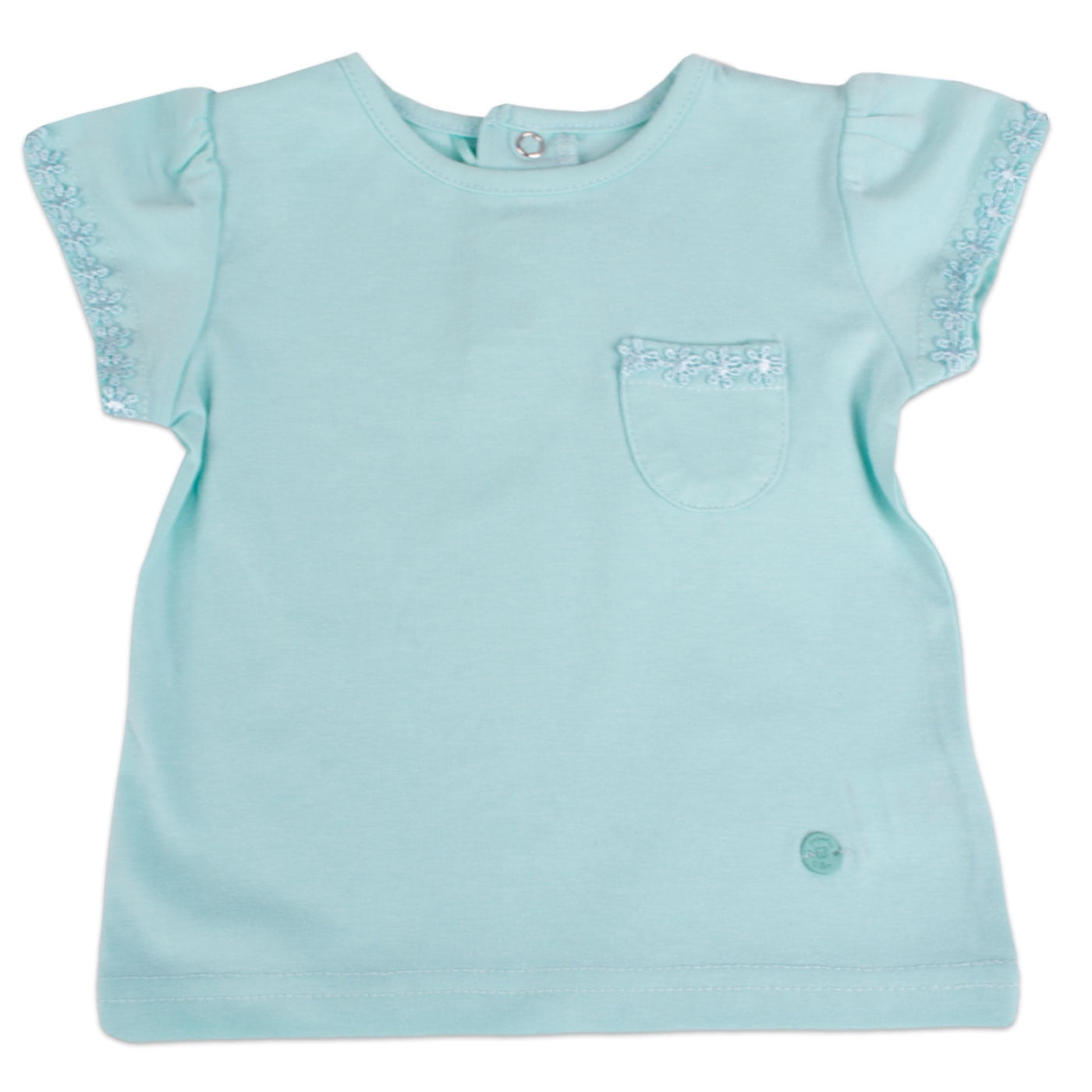 Polera Bebe Niña Menta Pillin