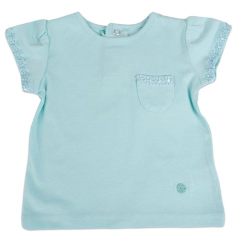 Polera Bebe Niña Menta Pillin