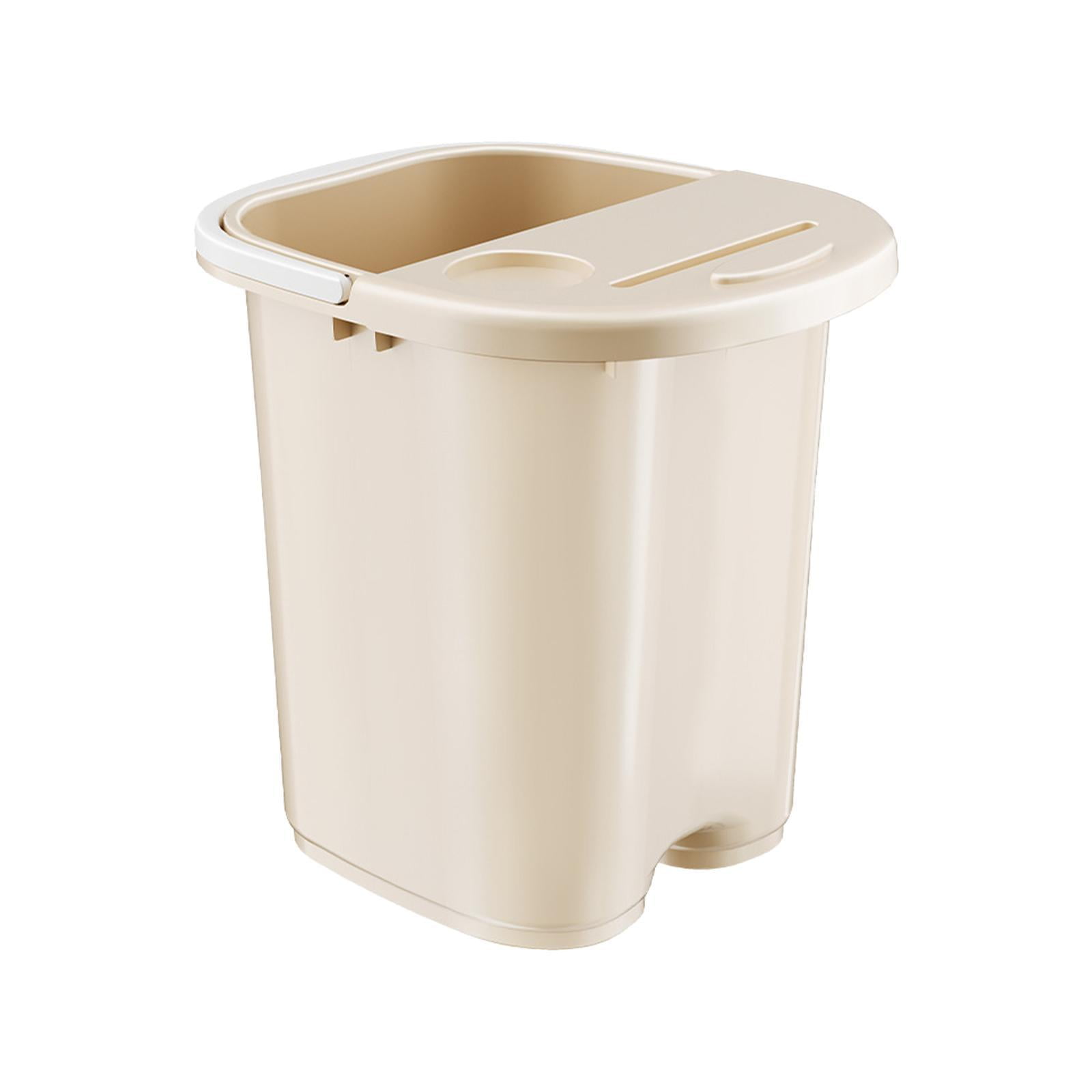 Magideal - Bañera De Remojo Para Pies, Cubo Para Pies, Lavabo Para Masaje De Pies Con Puntos De Masaje Y Rodillo, Lavabo Para Baño De Pies, Bañera Para Remojo De Lavabo De Baño Con Tapa