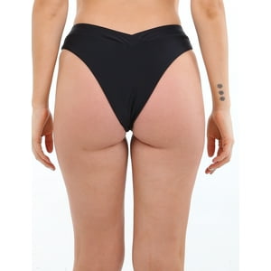 Samia - Bikini Tanga En V Negro Xl