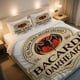thumbnail image 1 of BACARD\u00CD OAKHEART Vintage Logo with Bat Duvet Cover Set Soft Duvet Cover Bedding with Pillowcases Machine Washable, 1 of 1