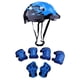 thumbnail image 3 of 7 piezas ni?os bicicleta patinaje sobre ruedas rodillera codo mu?ecas conjunto azul, 3 of 5