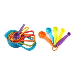 Genérico - Pack 11 Cucharas Medidoras Cuchara Medidora Plastico Colores