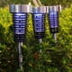 thumbnail image 2 of 2pcs Solar Bug Zapper LED & UV Light Mosquito Killer Lamp Outdoor Solar Powered Mosquito Zapper Light Lamp Waterproof (Stainless Steel + PC Material) EPA, Pest Control, 2 of 2