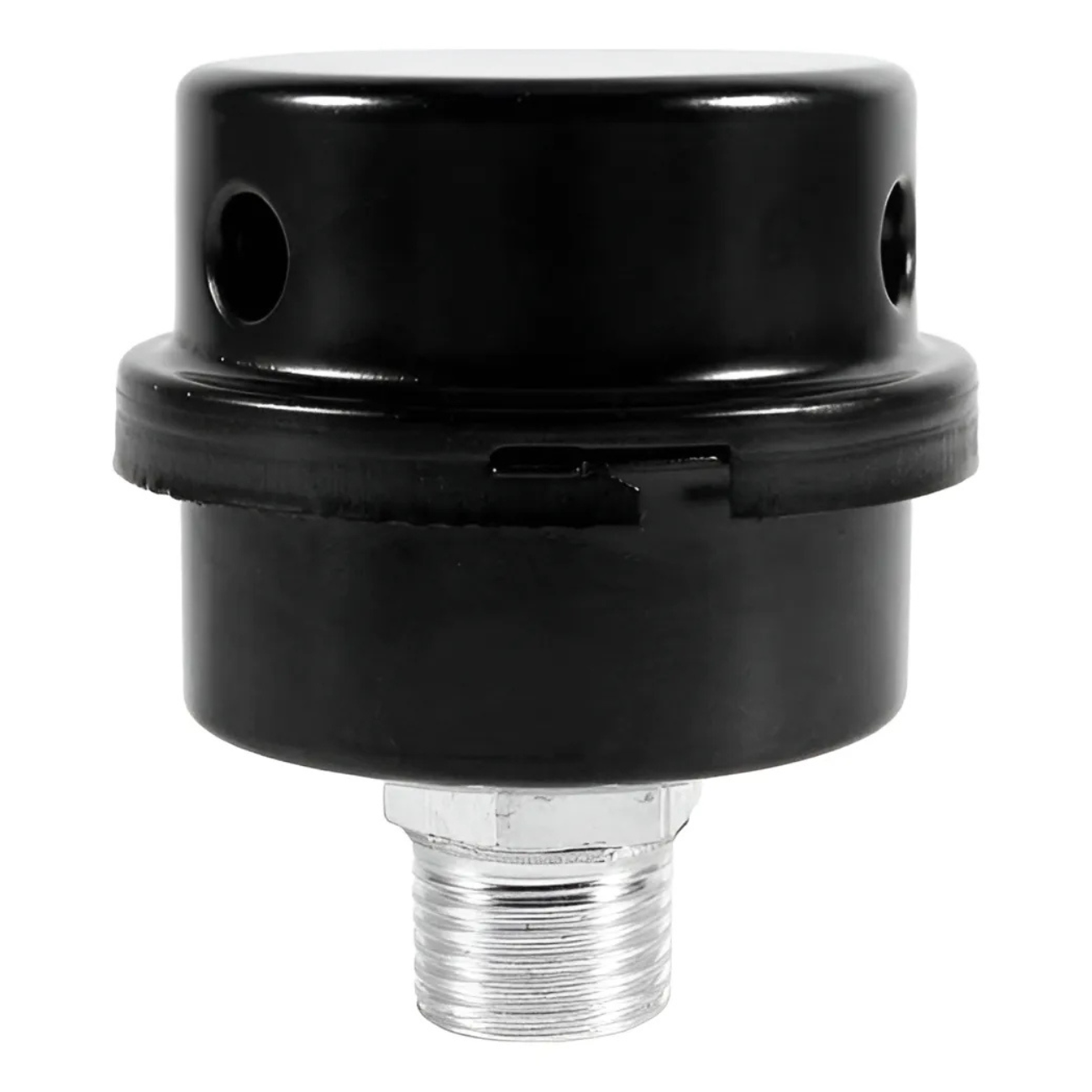 Erux - Filtro D Aire 3/8 Silenciador Metal P/ Compresor Aire Dental Negro 1 Monofásicav