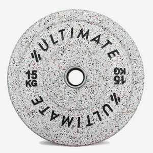 Ultimate Fitness - Disco Olímpico Bumper 3D 15 Kg