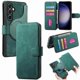 thumbnail image 1 of Funda Billetera Magnética para Samsung Galaxy S23 FE Soporte Tarjetas Desmontable Verde, 1 of 6