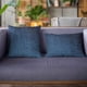 thumbnail image 2 of Cojín decorativo Plutus Brands Plutus Navy Lux de terciopelo brillante azul, 2 of 5