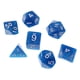 thumbnail image 2 of Dados Poliédricos De 7 Piezas Para Juegos De Fiesta De Dados De Dragones Y Mazmorras Azul, 2 of 3