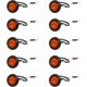thumbnail image 1 of 10 luces LED MAXXHAUL 34 mm ámbar para marcador lateral, 1 of 3