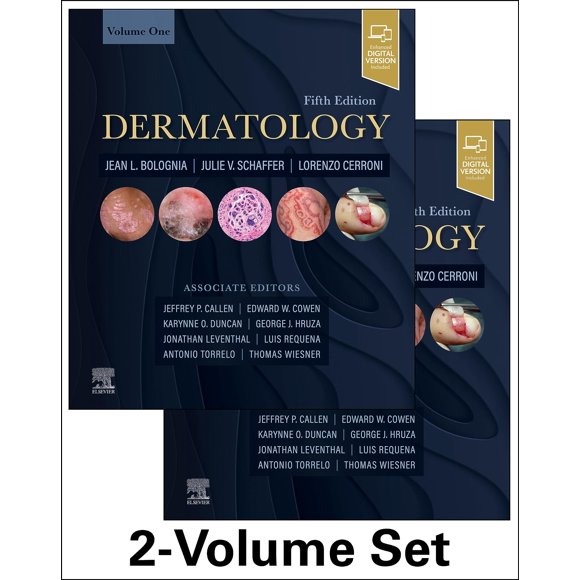 Libro Elsevier Dermatología Conjunto de 2 Volúmenes Quinta Edición