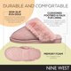 thumbnail image 4 of Zapatillas Scuff Para Mujer Extra Suaves Color Rosa Tallas 9 10, 4 of 6